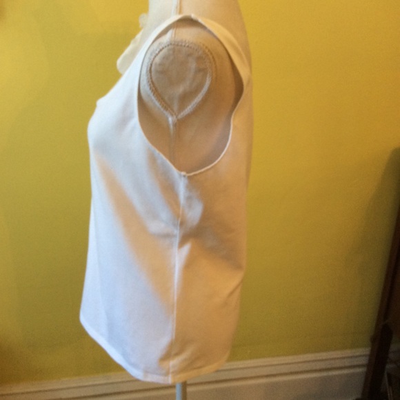 Grace Elements White Cotton Top Size L - Picture 4 of 11